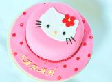 Hello Kitty children's birthday party cake