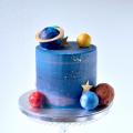Birthday 6" Galaxy cake Red Velvet flavour order online London home delivery